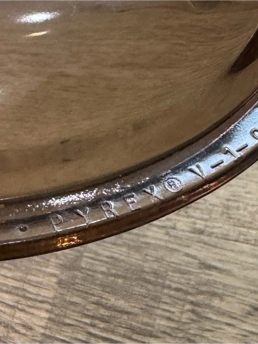 Pyrex Amber Brown Glass Cookware Lid